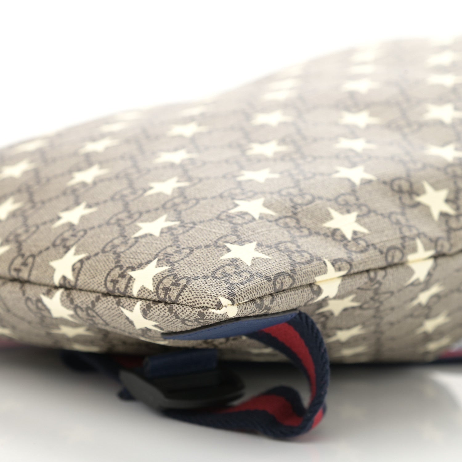 Gucci Soft GG Supreme Monogram Stars Childrens Drawstring Backpack Beige Ebony Yellow Royal 9 of 9