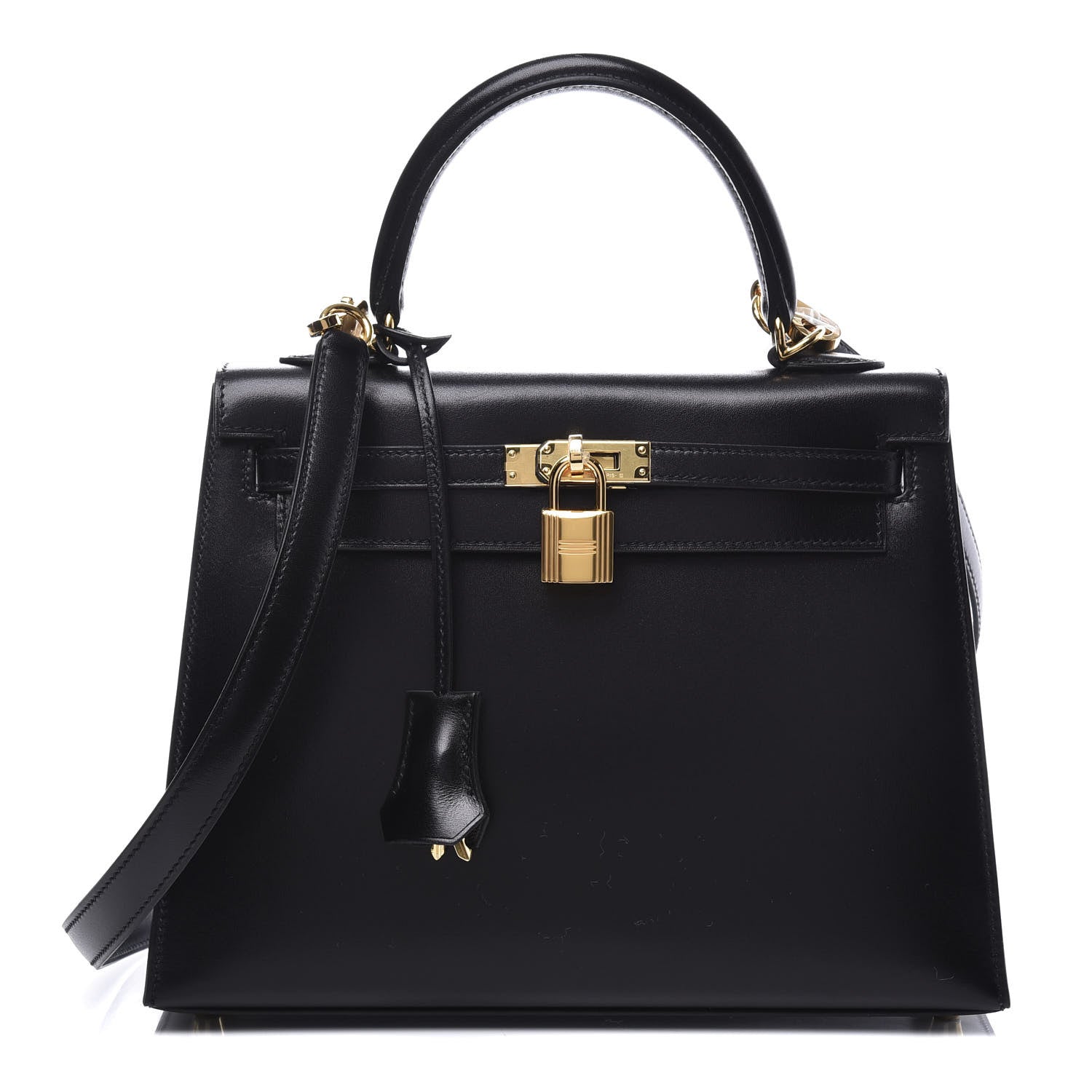 Hermes Box Kelly Sellier 25 Black 1 of 20