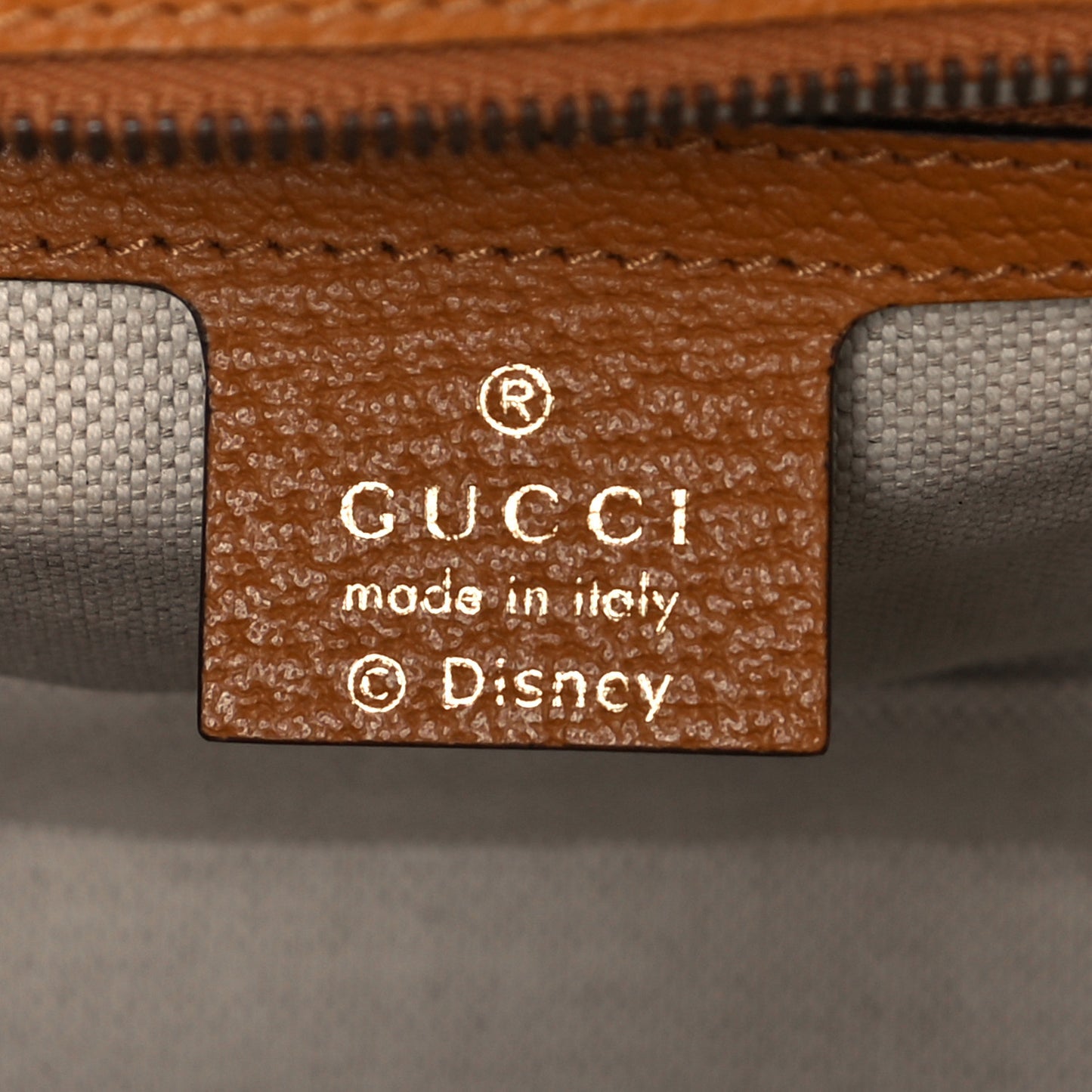 X DISNEY Mini Vintage GG Supreme Monogram Mickey Mouse Small Flap Messenger Bag Beige Vintage Sun Oil