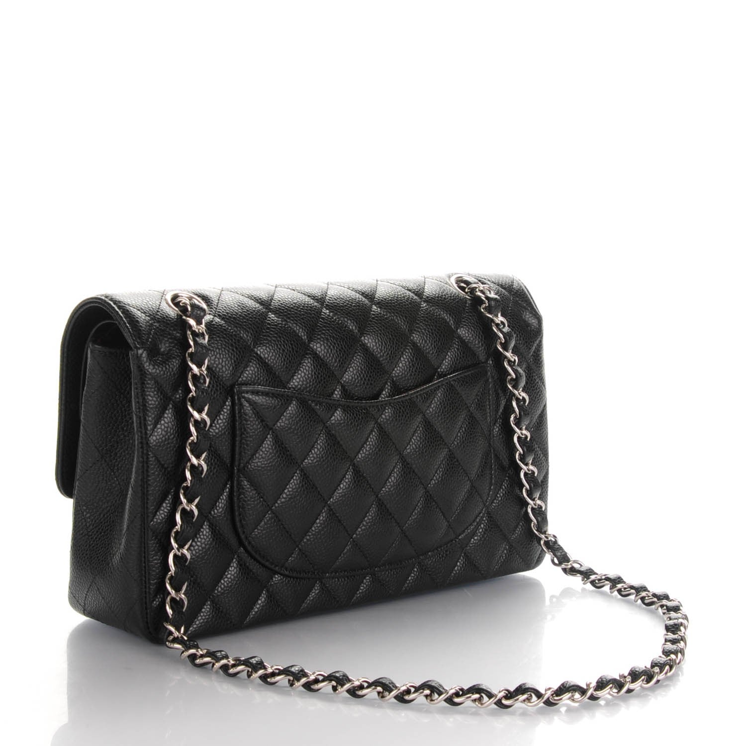 Chanel Caviar Quilted Medium Double Flap Black 3 of 8