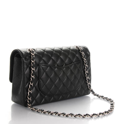 Chanel Caviar Quilted Medium Double Flap Black 3 of 8
