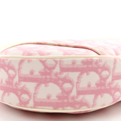 Christian Dior Monogram Mini Saddle Pochette Pink 8 of 11