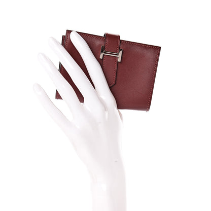 Hermes Box Mini Bearn Wallet Rouge H 2 of 8