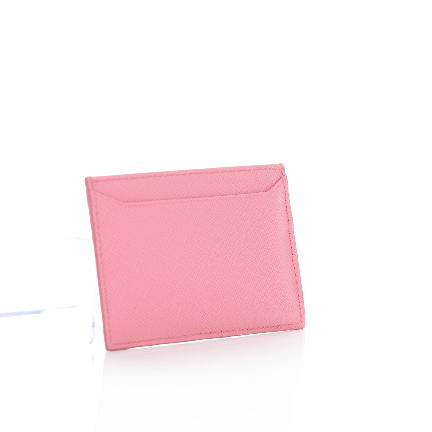 Saffiano Metal Card Case Geranio