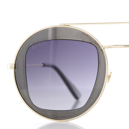 Gucci Round Frame Sylvie Web Sunglasses GG0105S Grey 7 of 8
