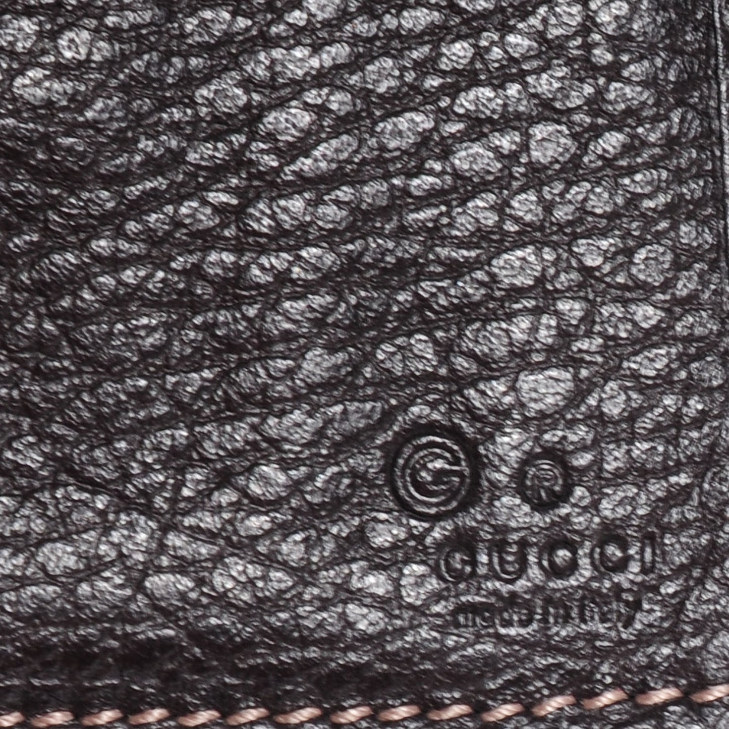 Crystal Monogram Continental Charmy Wallet Brown