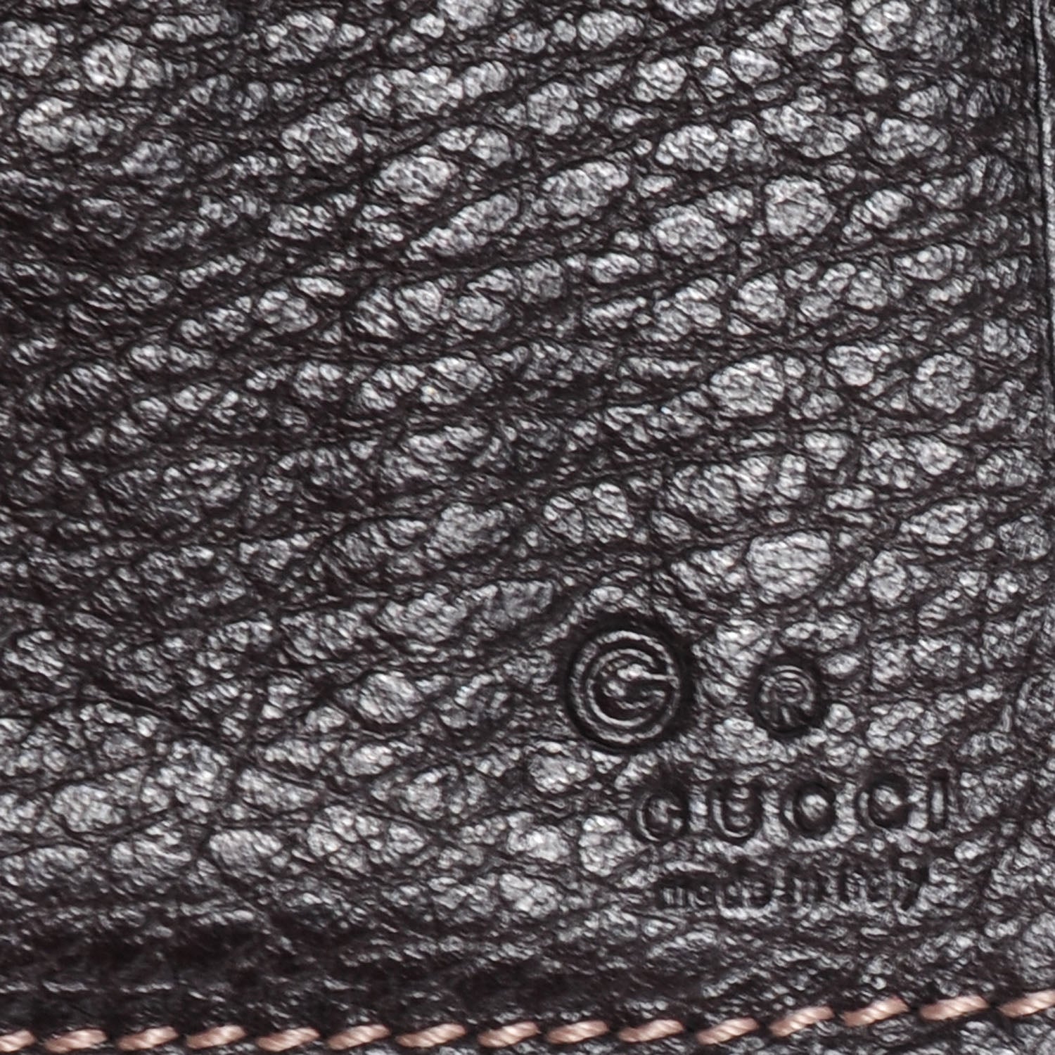 Gucci Crystal Monogram Continental Charmy Wallet Brown 6 of 7