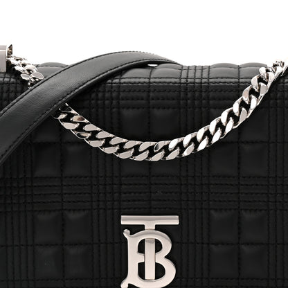 Burberry Lambskin Quilted Small Lola Bag Black 8 of 10