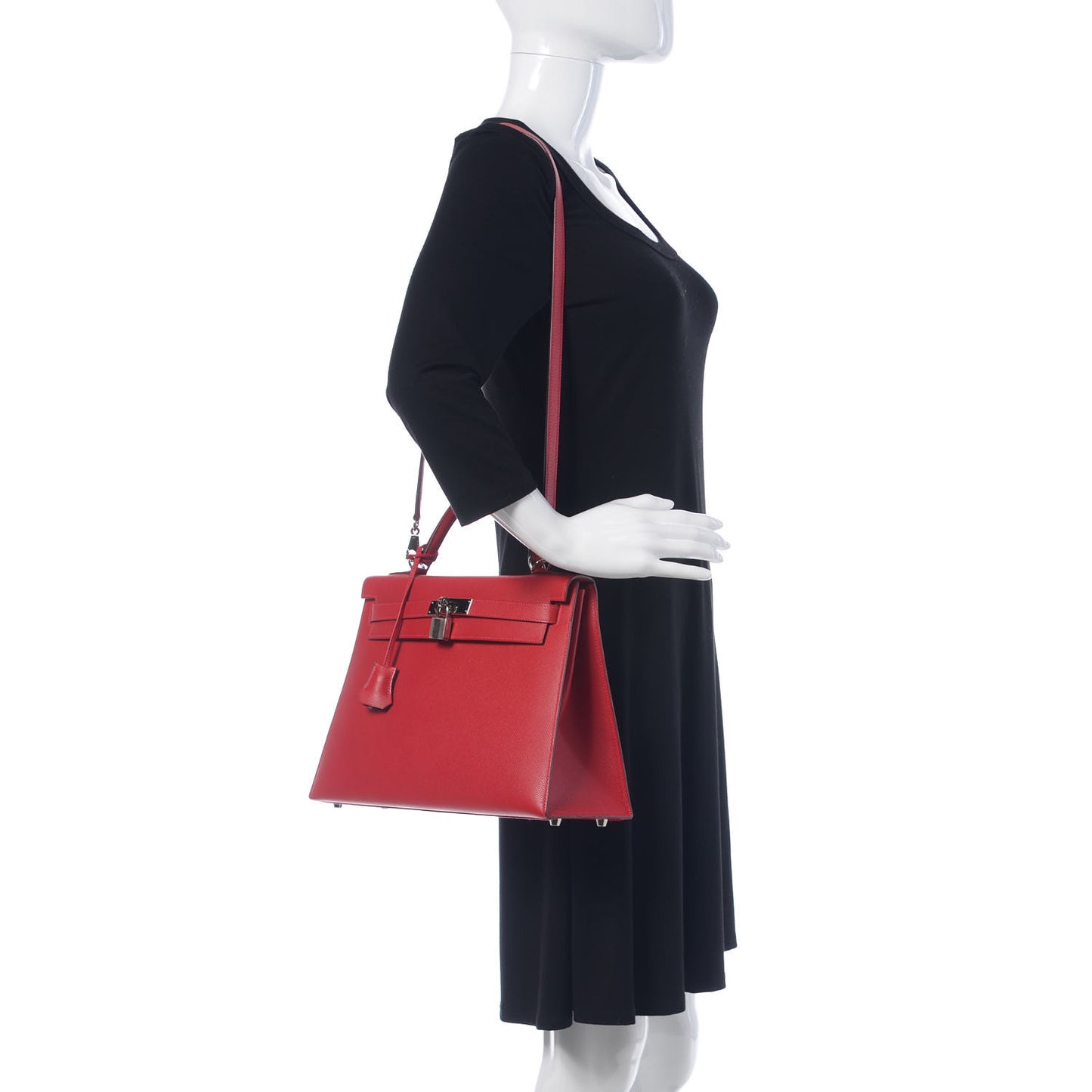 Epsom Kelly Sellier 32 Rouge Casaque
