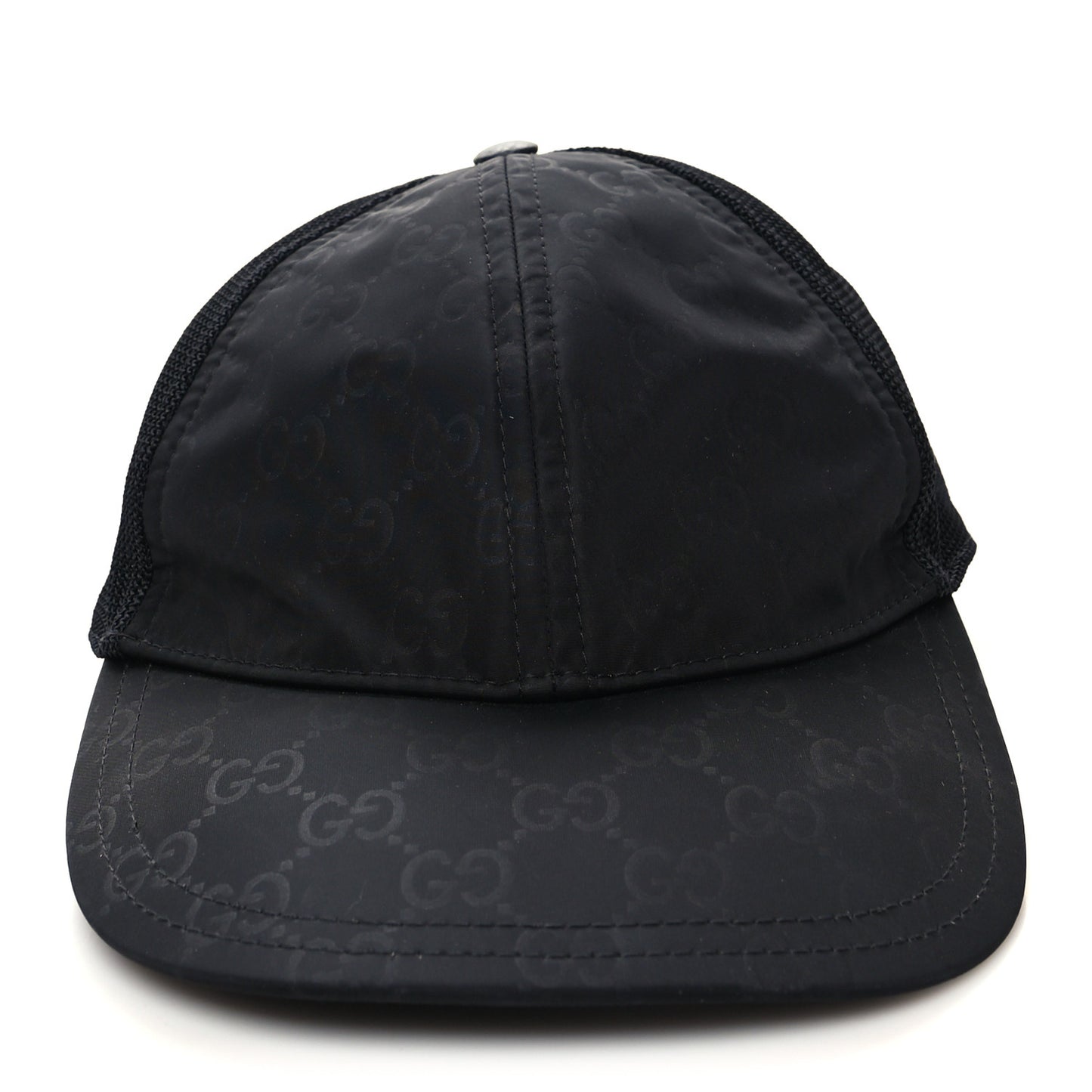 Nylon Monogram Baseball Hat S Black
