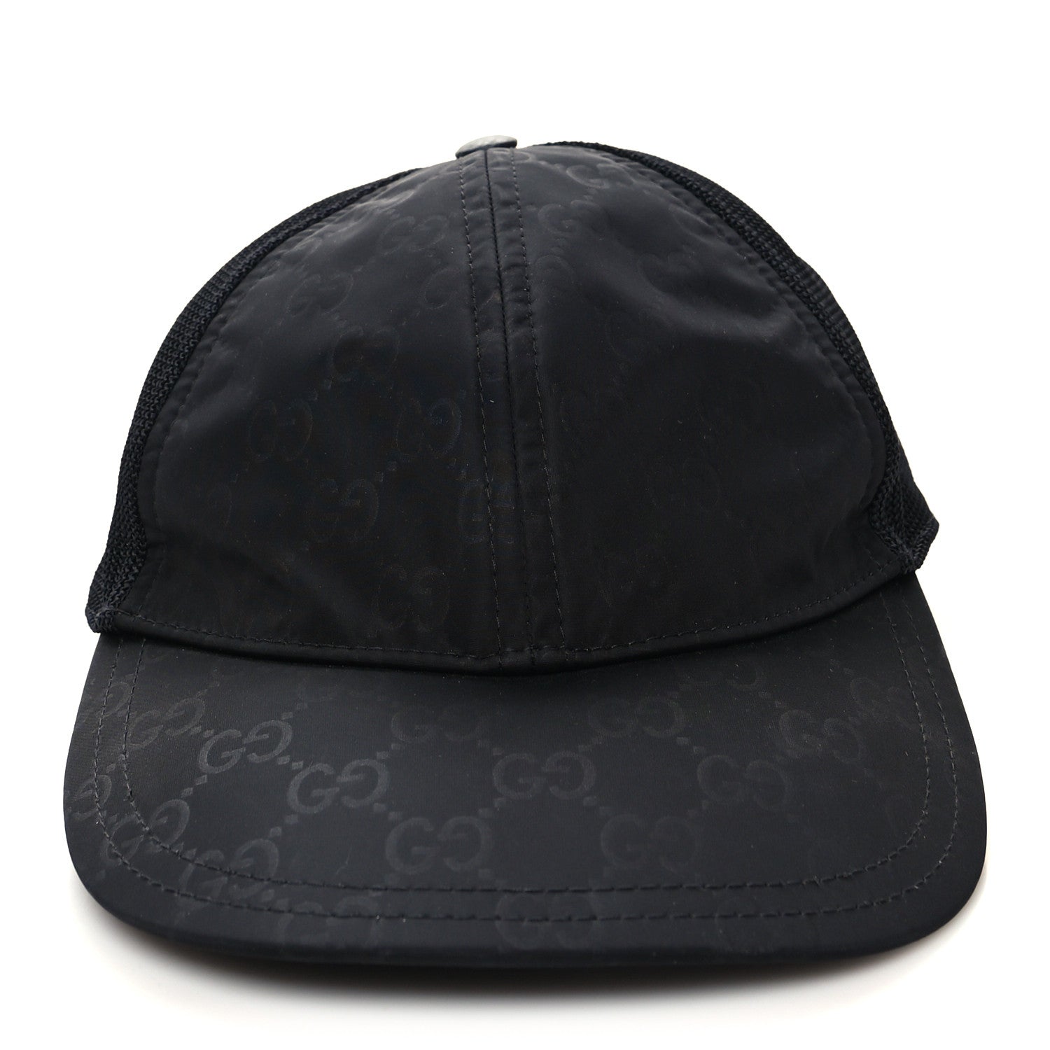 Gucci Nylon Monogram Baseball Hat S Black 3 of 10