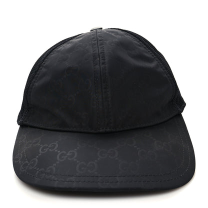 Gucci Nylon Monogram Baseball Hat S Black 3 of 10