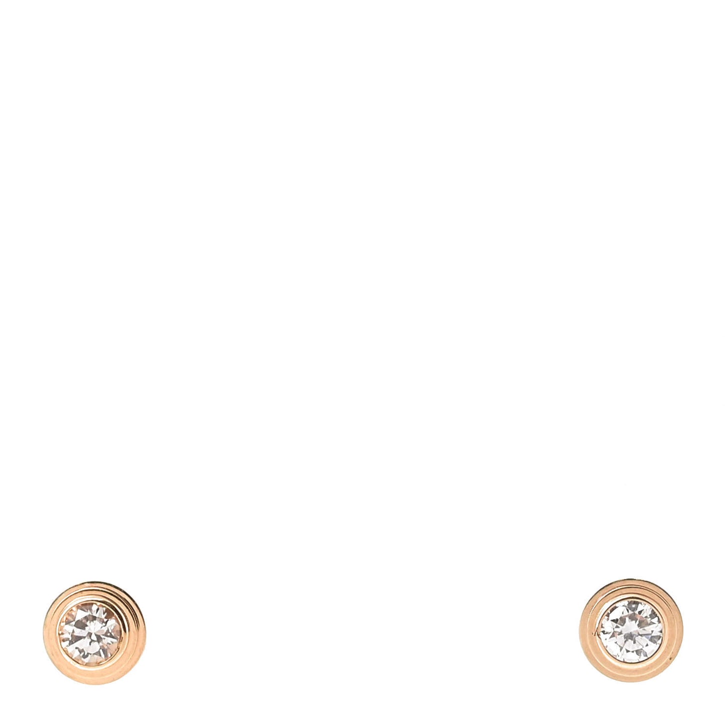18K Yellow Gold Diamond XS D'Amour Earrings