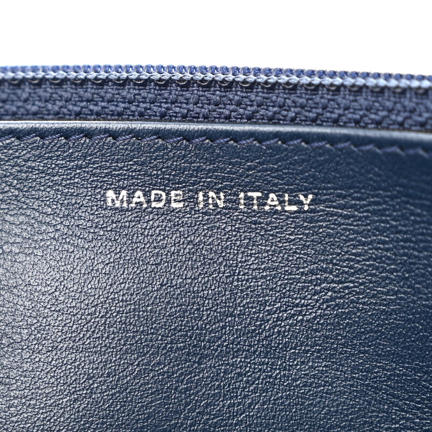 Caviar Timeless CC Wallet on Chain WOC Navy Blue