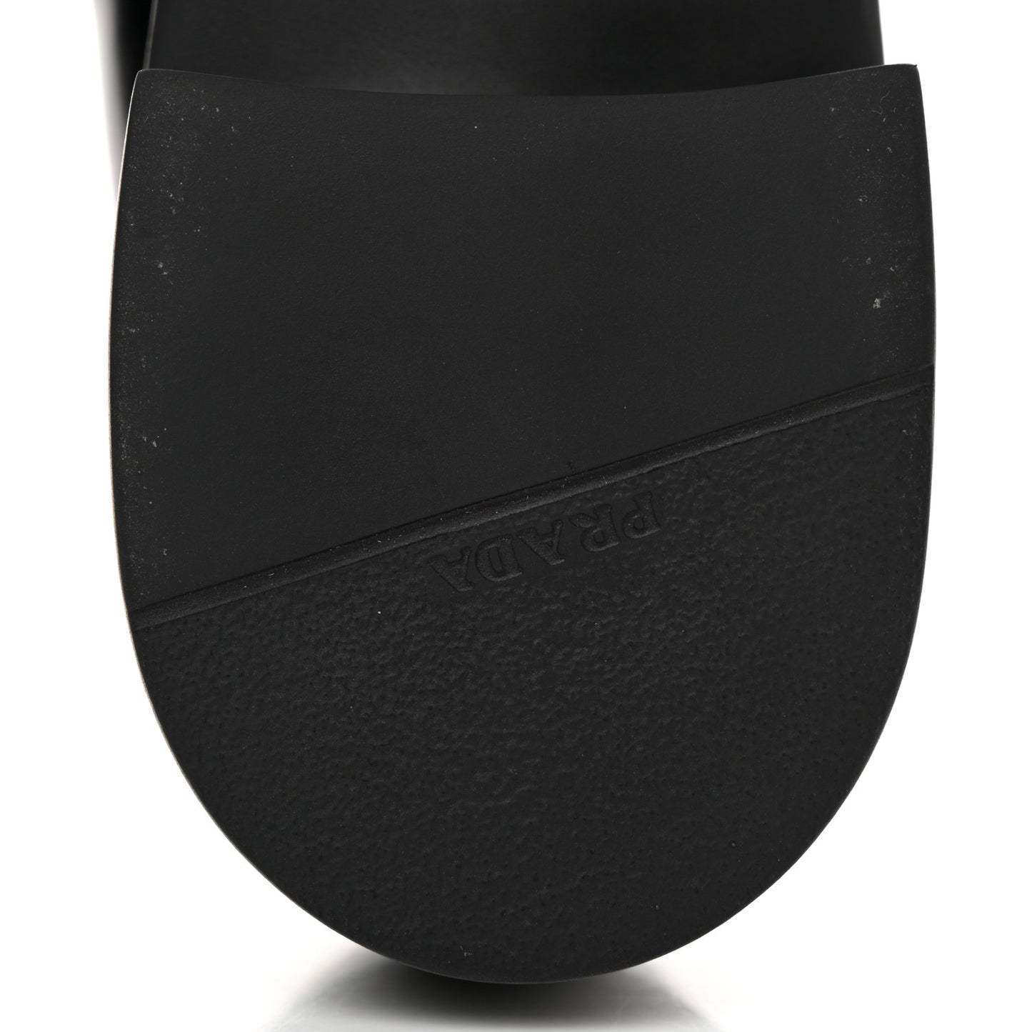 Spazzolato Metal Triangle Logo 50mm Loafers 37.5 Black
