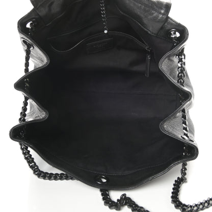 Saint Laurent Lambskin Chevron Monogram Medium Nolita Black 5 of 11