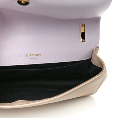 Burberry Lambskin Quilted Small Lola Bag Pale Thistle Soft Fawn 5 of 13