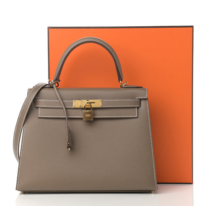 Hermes Epsom Kelly Sellier 28 Etoupe 11 of 11