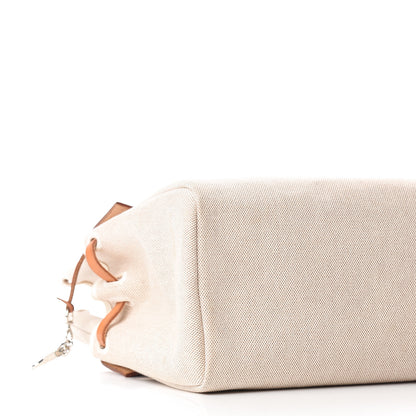Hermes Toile Herbag Cabas Sand 7 of 9