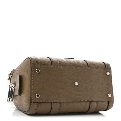 Gucci Piuma Calfskin Jumbo GG Embossed Mini Duffle Bag Good Taupe 4 of 13