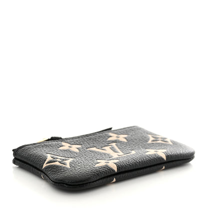 Louis Vuitton Empreinte Monogram Giant Key Pouch Black Beige 4 of 10