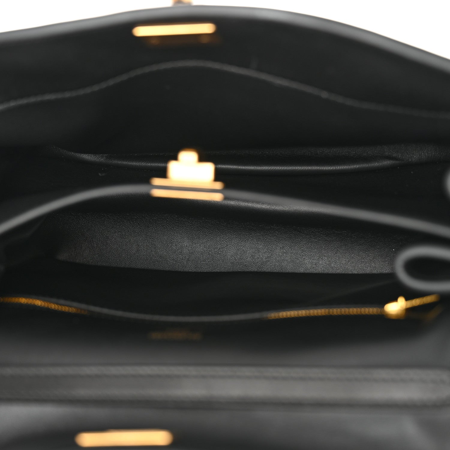 Balenciaga Natural Smooth Calfskin Small Rodeo Top Handle Handbag Black 5 of 9