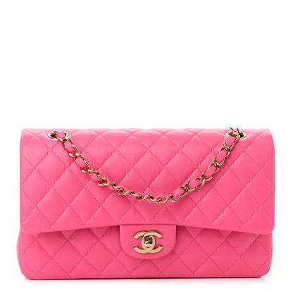 Chanel Caviar Quilted Medium Double Flap Rose 1 of 11