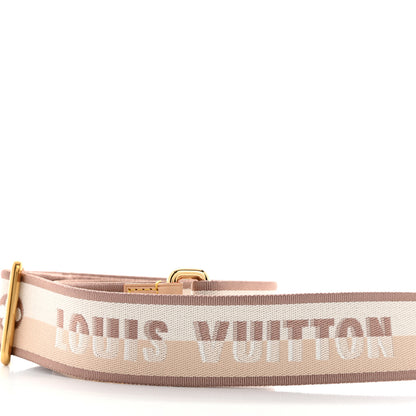 Louis Vuitton Jacquard Speedy Bandouliere 20 Shoulder Strap Beige 3 of 4