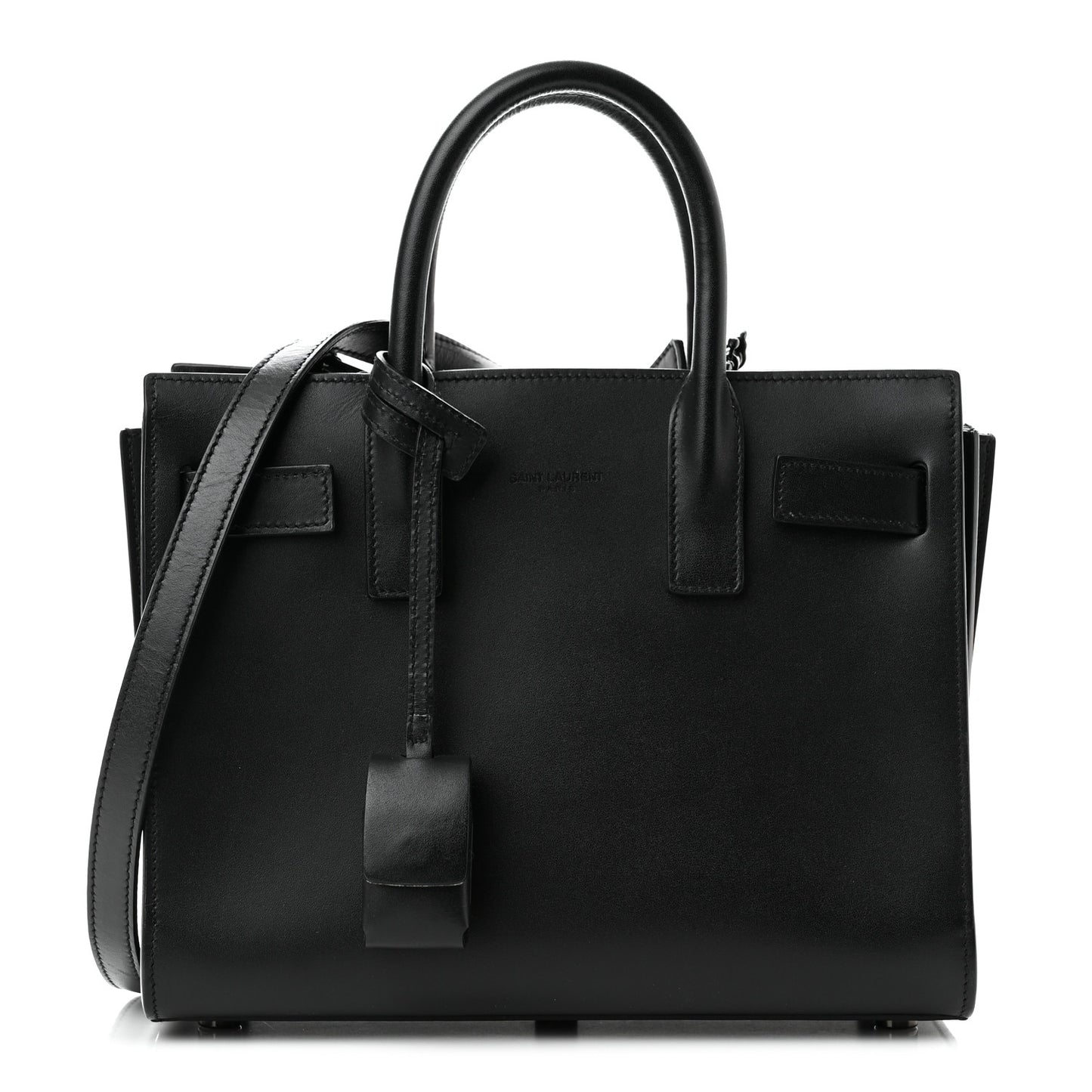 Calfskin Nano Sac De Jour Black
