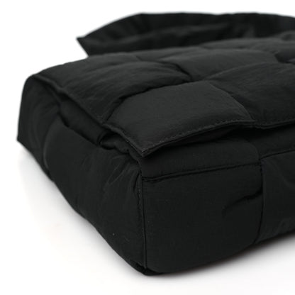 Bottega Veneta Nylon Intrecciato Padded Tech Maxi Cassette Bag Black 9 of 10