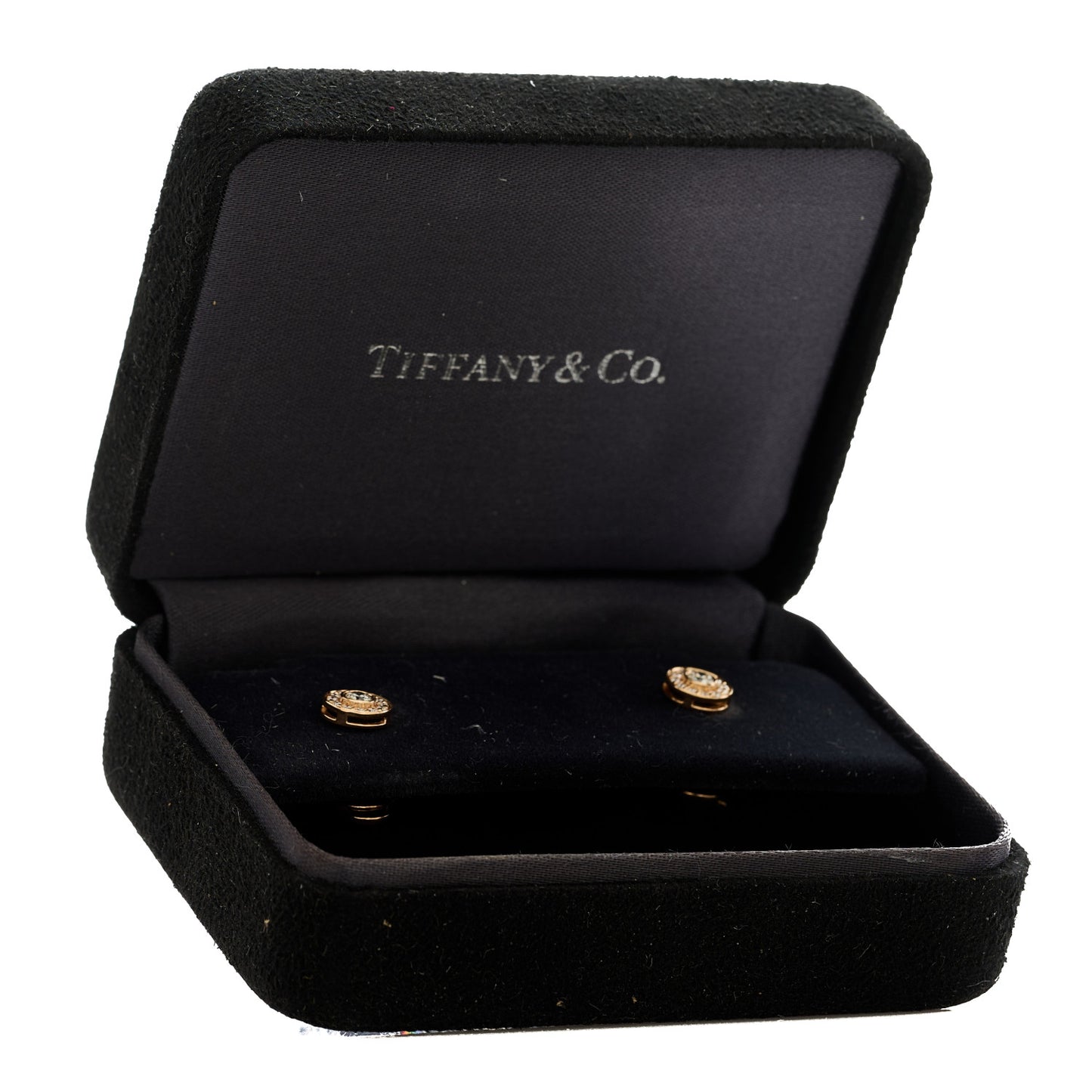 18K Rose Gold Diamond .28ctw Mini Circlet Earrings