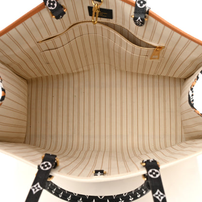 Louis Vuitton Monogram Giant Jungle Onthego GM Ivory 5 of 20