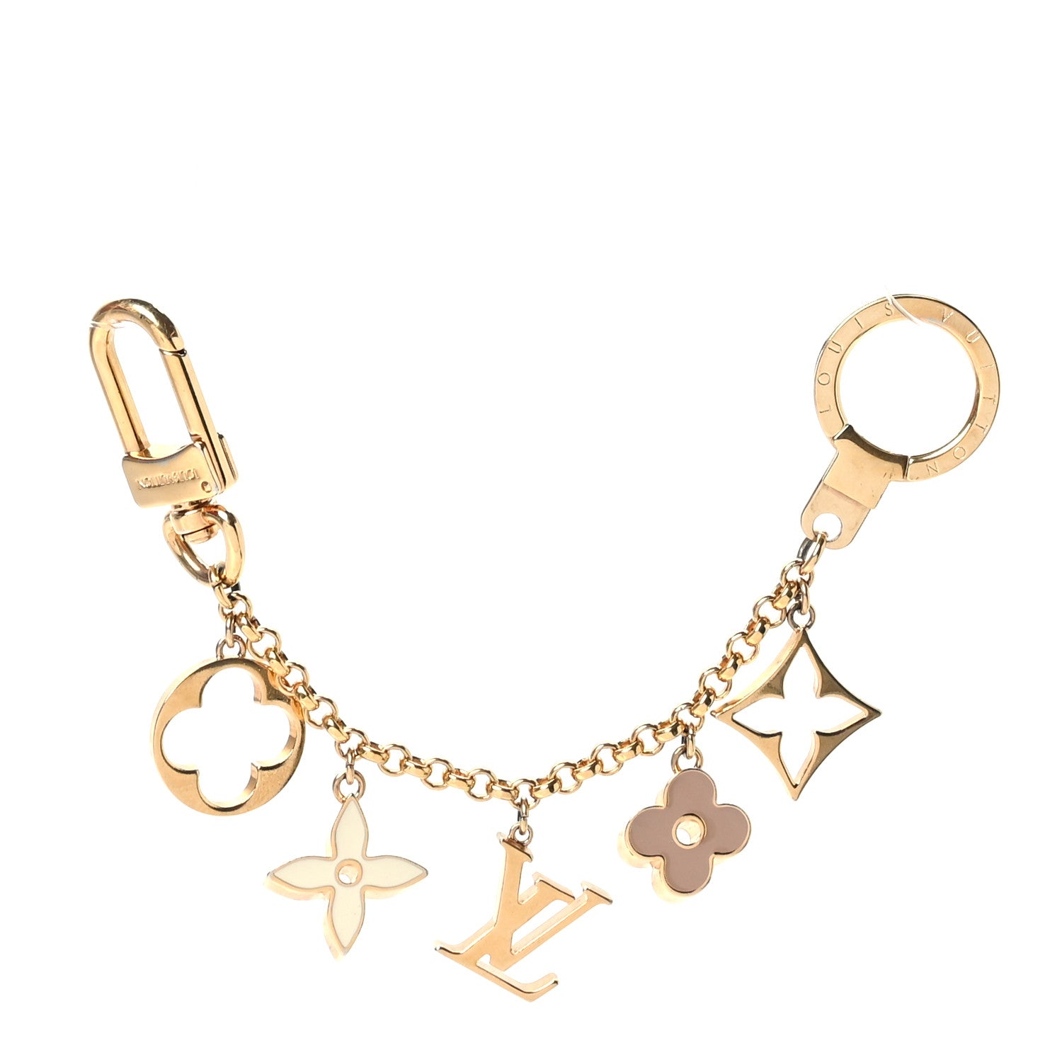 Louis Vuitton Fleur De Monogram Bag Charm Chain 2 of 6
