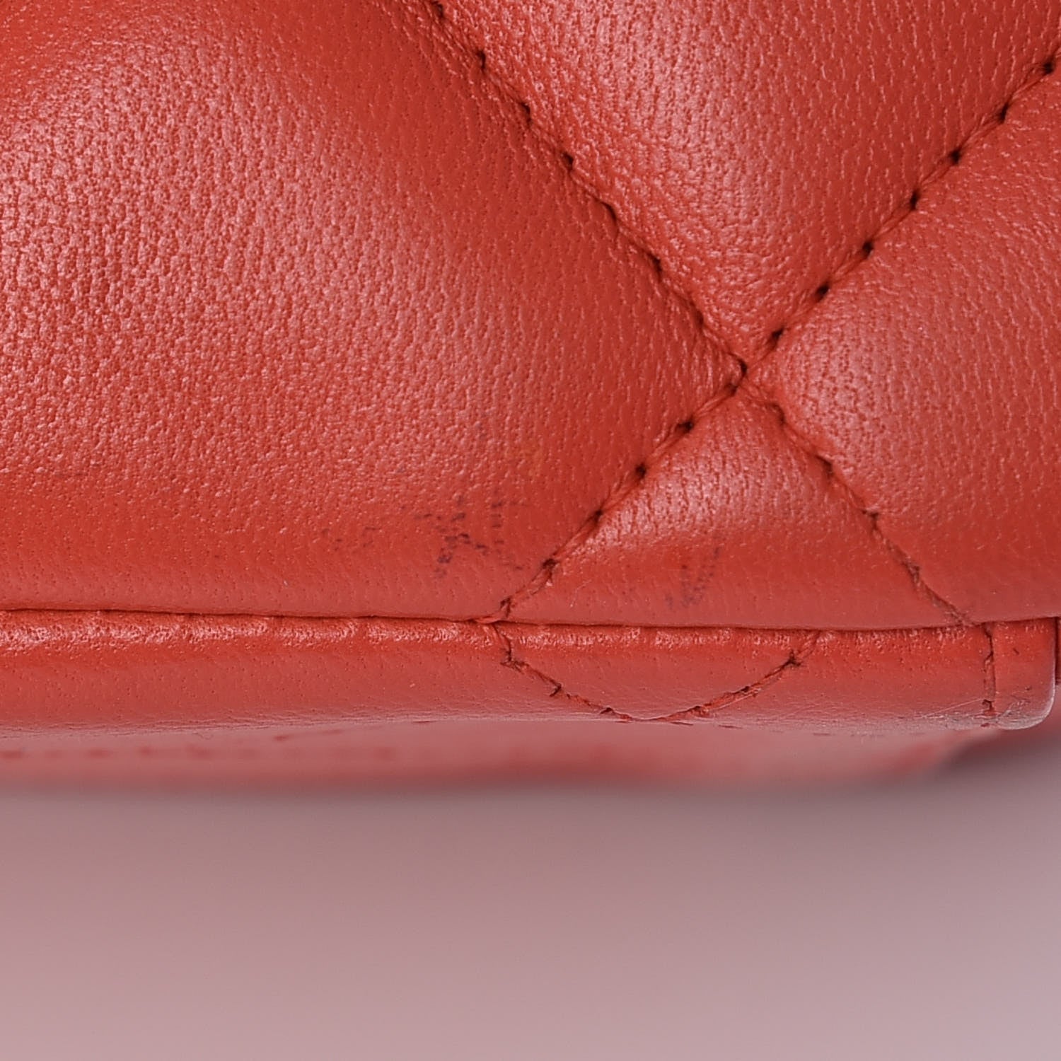 Chanel Lambskin Quilted Maxi Single Flap Red 15 of 15