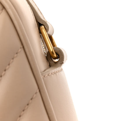Saint Laurent Calfskin Matelasse Monogram Lou Camera Bag Dark Beige 11 of 12