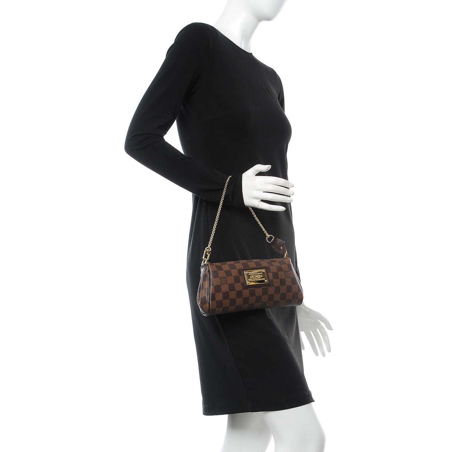 Damier Ebene Eva Clutch