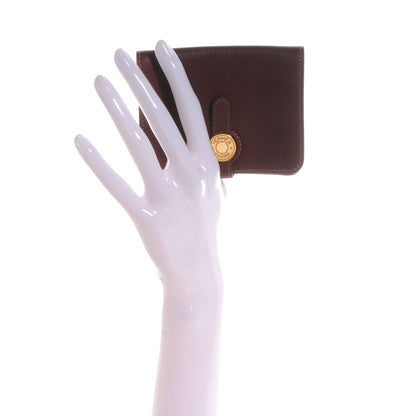 Hermes Togo Dogon Card Case Havane 2 of 8