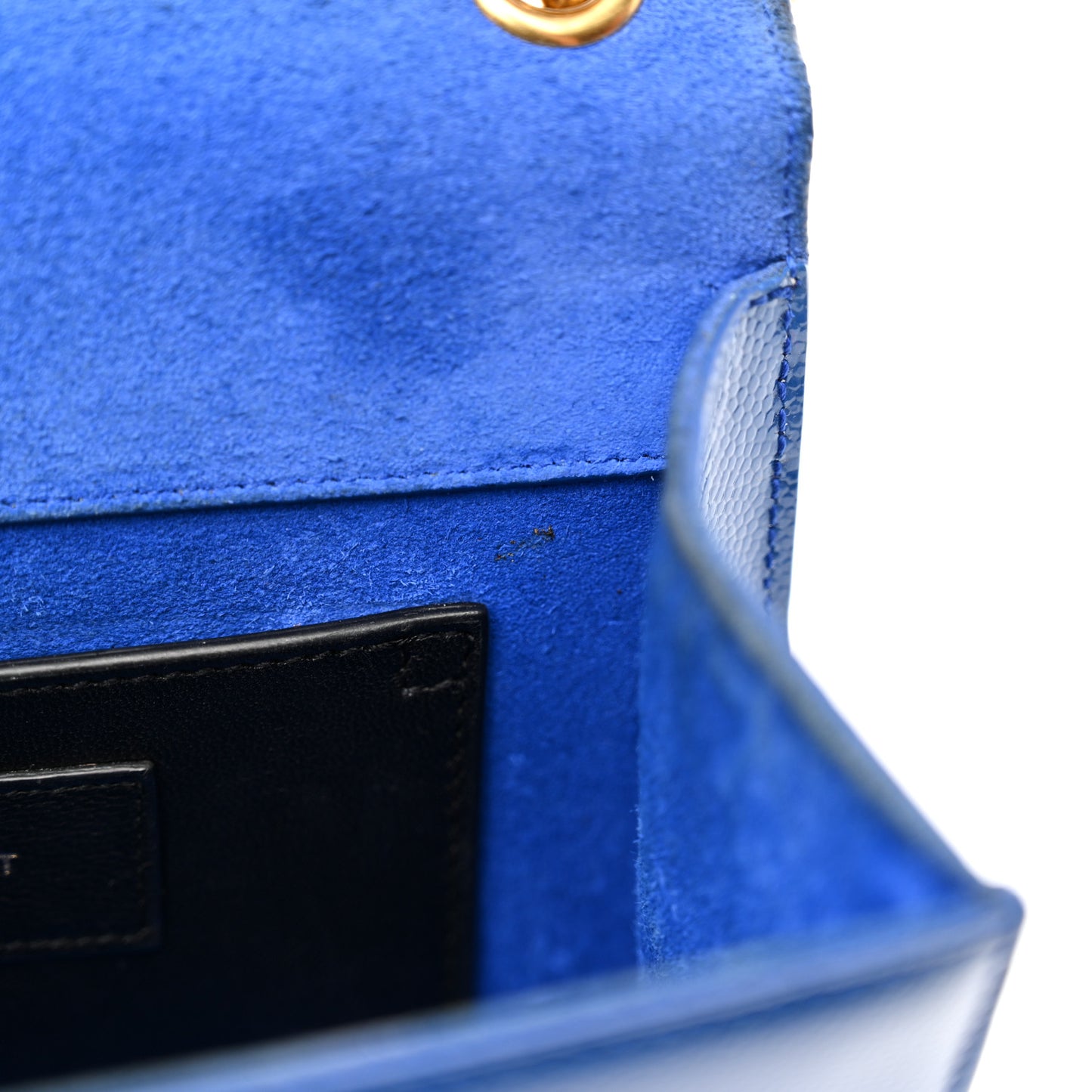 Grain De Poudre Small Classic Monogram Kate Satchel Royal Blue