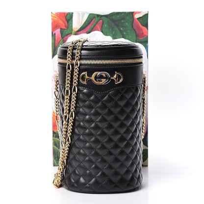Gucci Calfskin Trapuntata Zumi Belt Bag Black 11 of 11