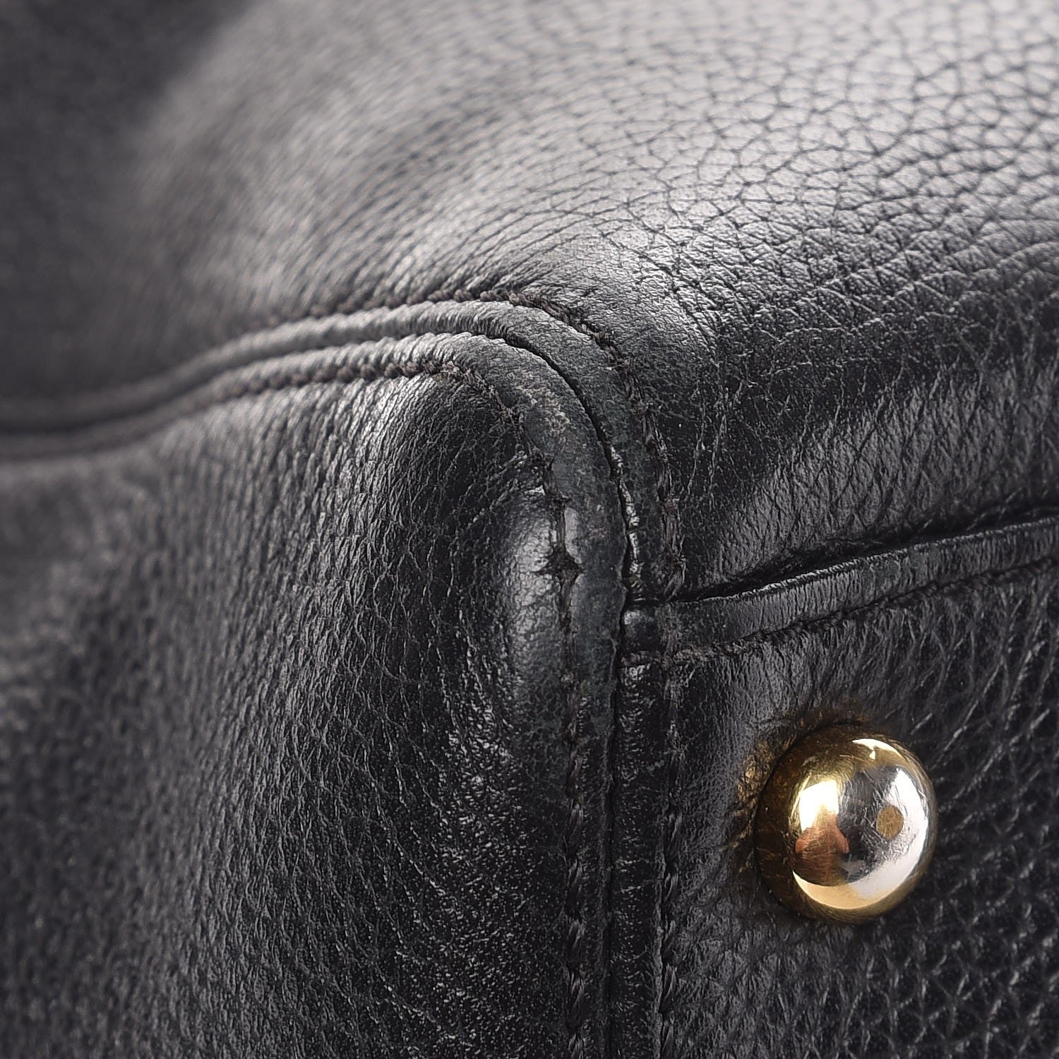 Chanel Calfskin Cerf Executive Shopper Tote Black 9 of 14