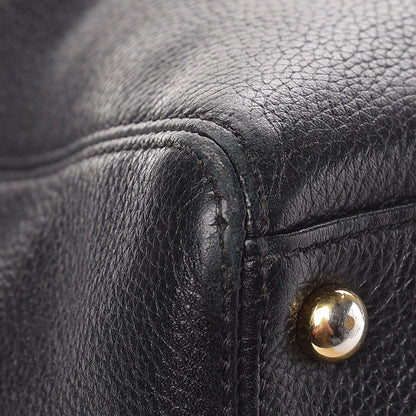 Chanel Calfskin Cerf Executive Shopper Tote Black 9 of 14