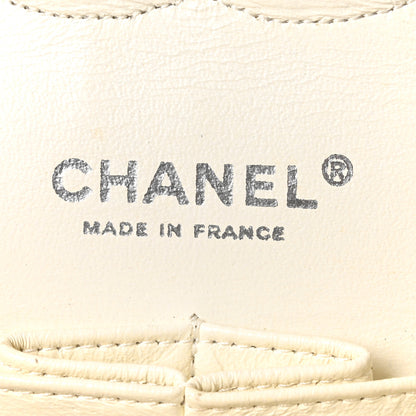 Chanel Caviar Quilted Medium Double Flap Ivory 6 of 10