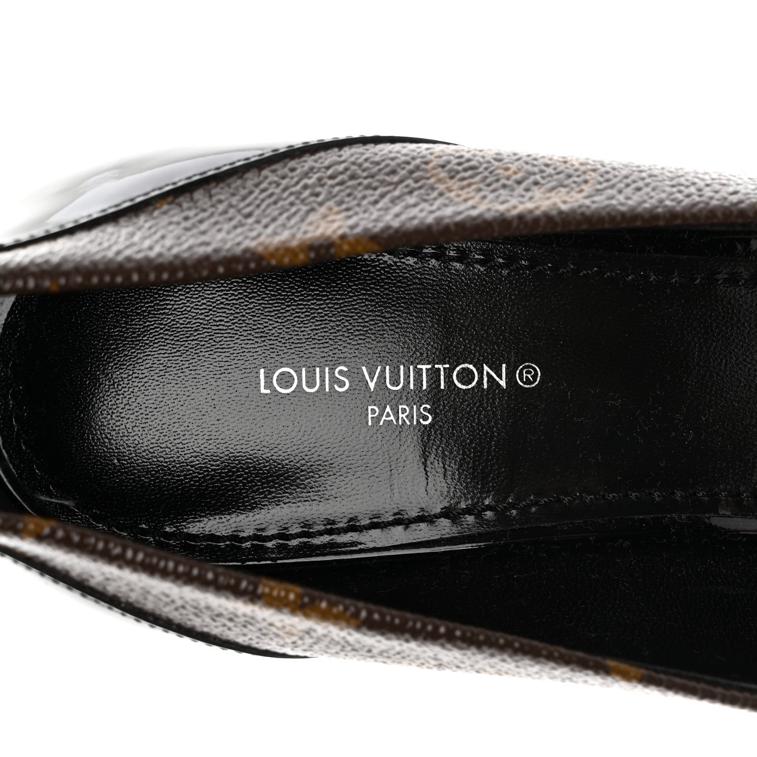 Louis Vuitton Monogram Cherie Pumps 37.5 Black 13 of 19