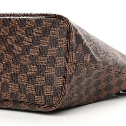 Louis Vuitton Damier Ebene Neo Neverfull MM Rose Ballerine 12 of 26