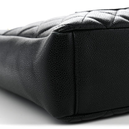 Chanel Caviar Quilted Petit Shopping Tote PST Black 8 of 11