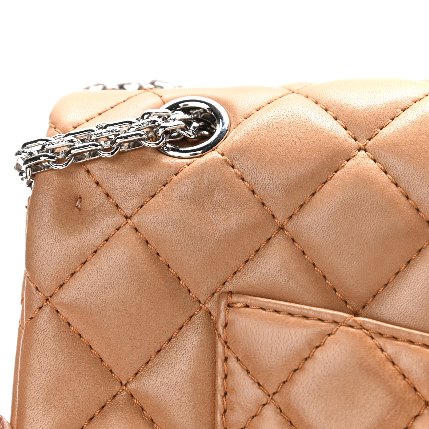 Lambskin Quilted 2.55 Reissue 226 Flap Dark Beige