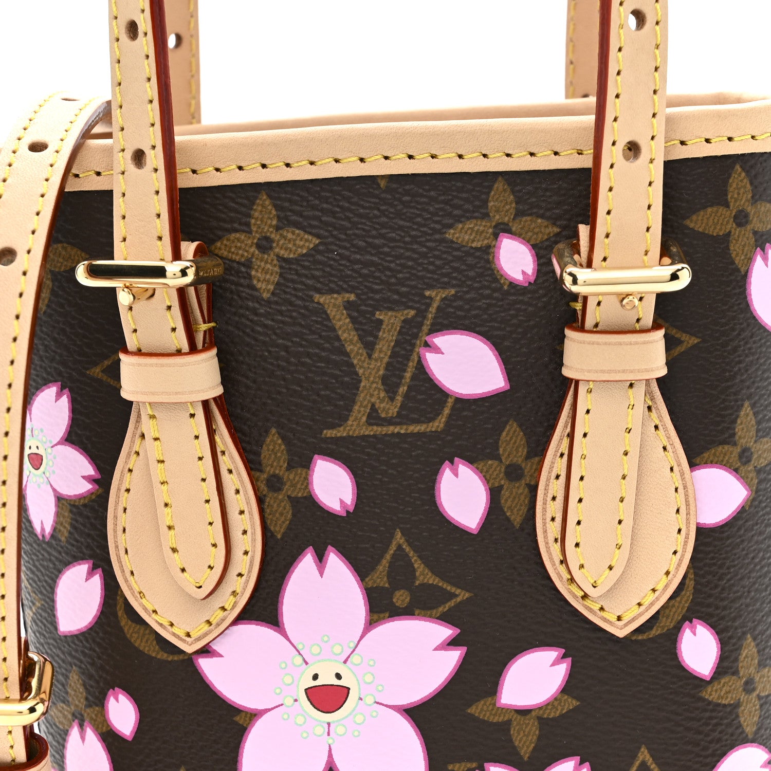 Louis Vuitton LV X TM Monogram Cherry Blossom Nano Bucket Sakura