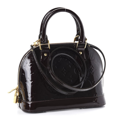 Louis Vuitton Vernis Alma BB Amarante 3 of 9