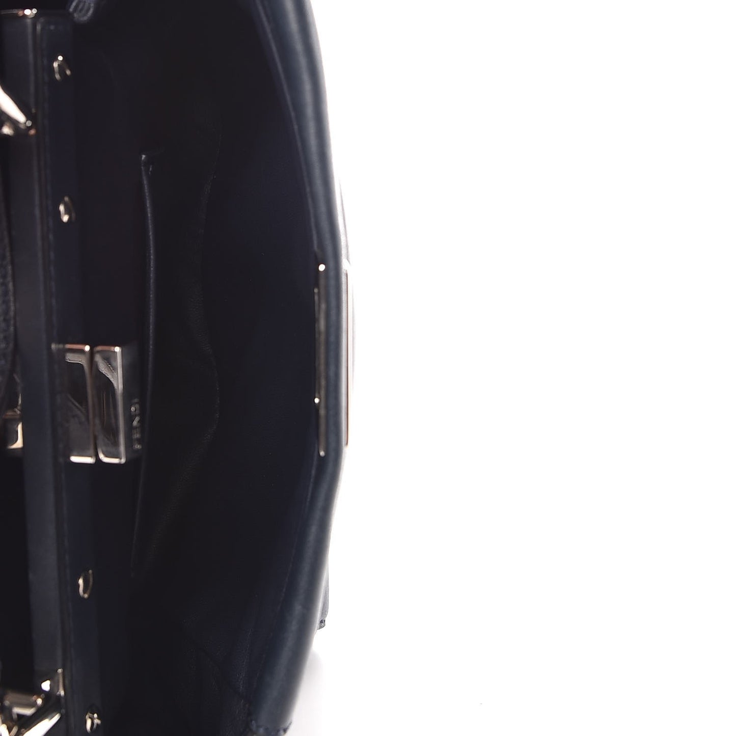 Nappa Mini Peekaboo Iconic Satchel Dark Blue