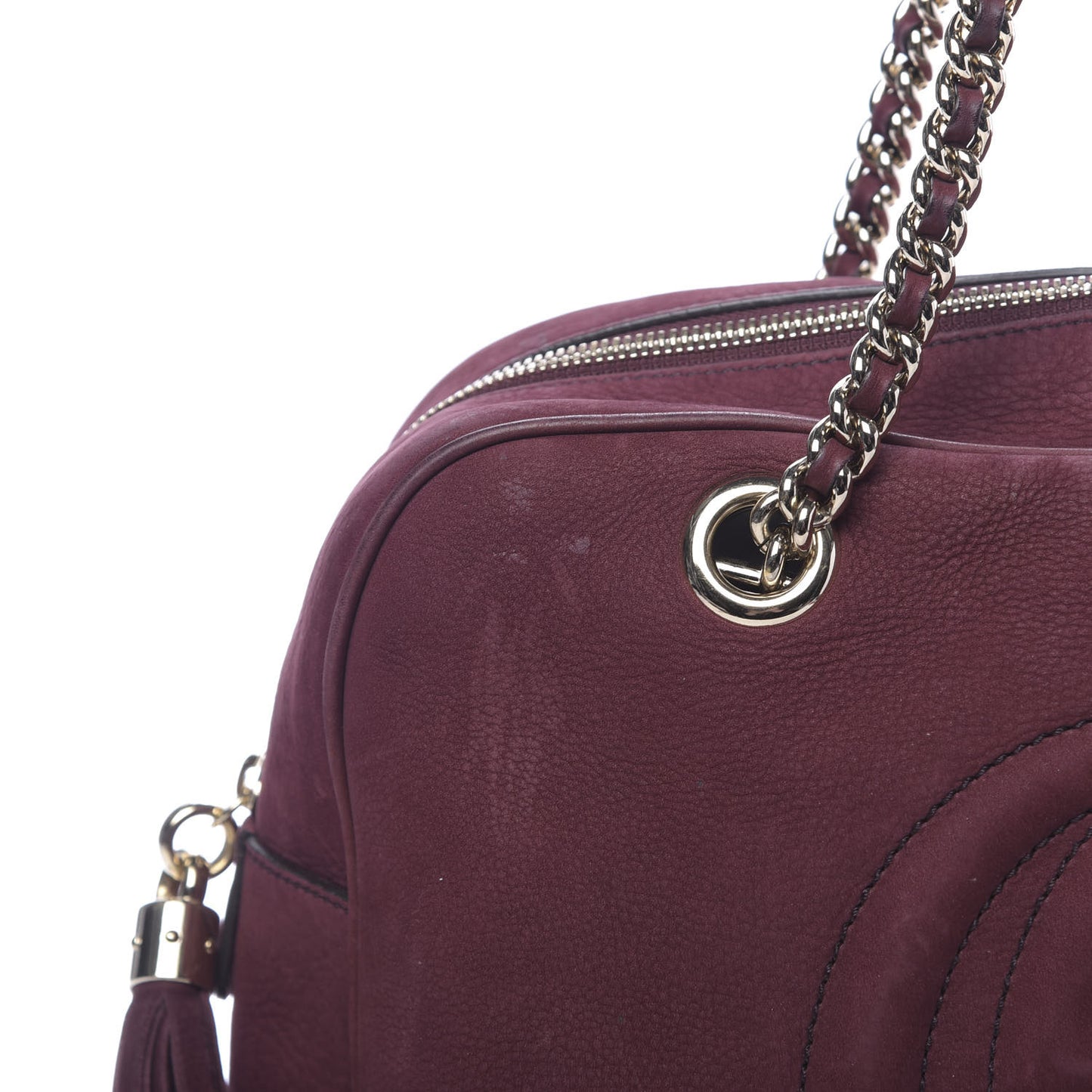 Vitello Range Medium Soho Bowler Burgundy